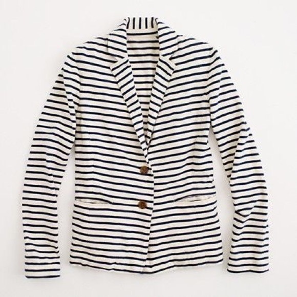 J. Crew Jackets & Blazers - J Crew Maritime Nautical Striped Blazer